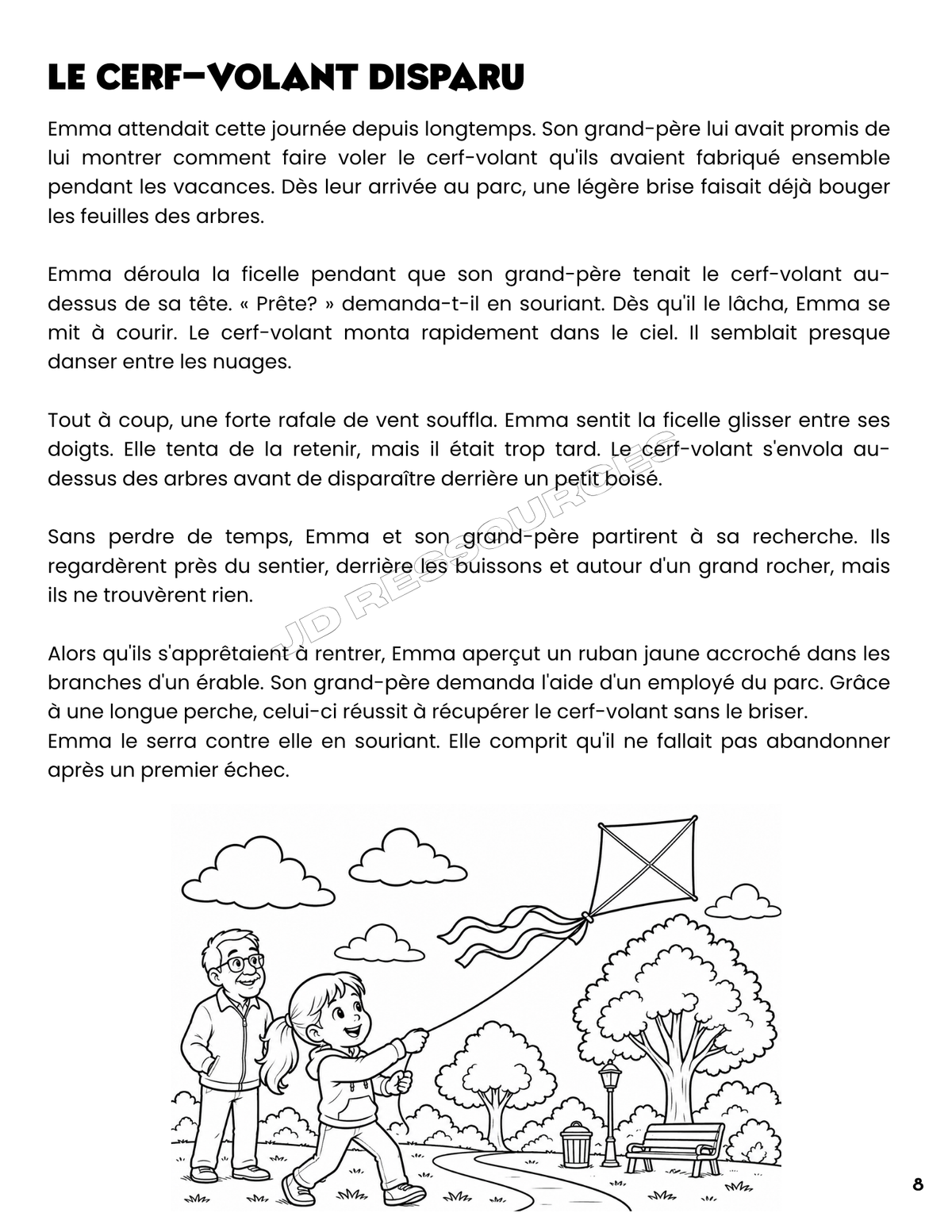 Révision en français- 4e année du primaire