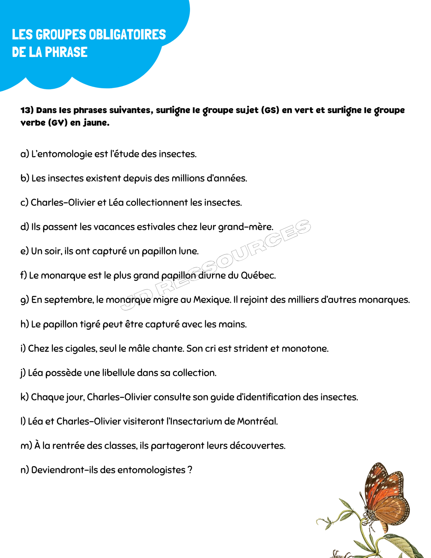 Révision 3e cycle - Français