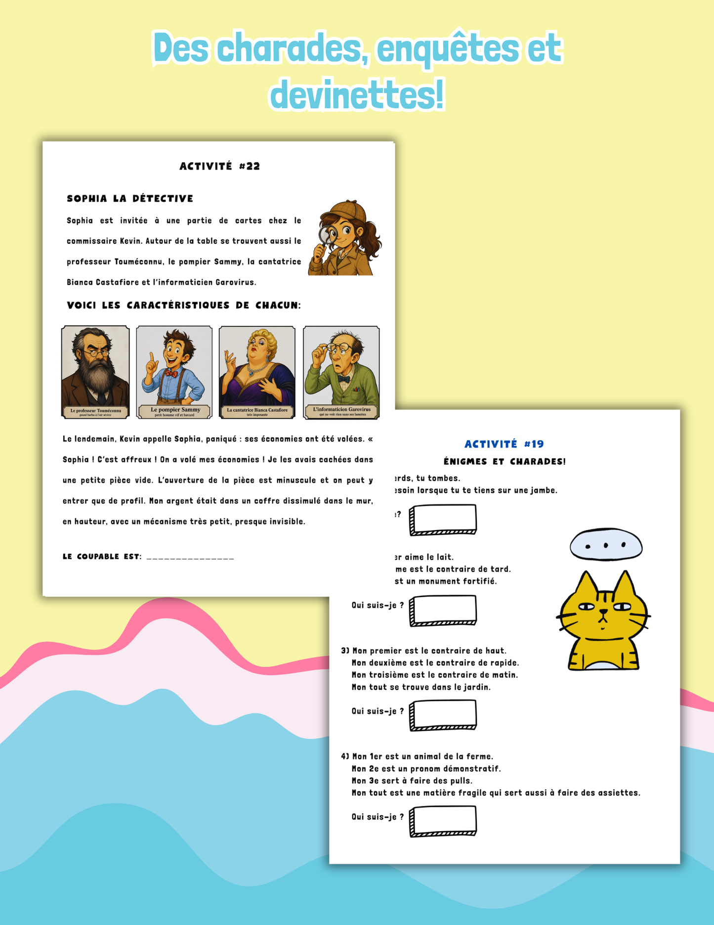 ☀️ Activités ludiques pour cet été – 7 à 12 ans