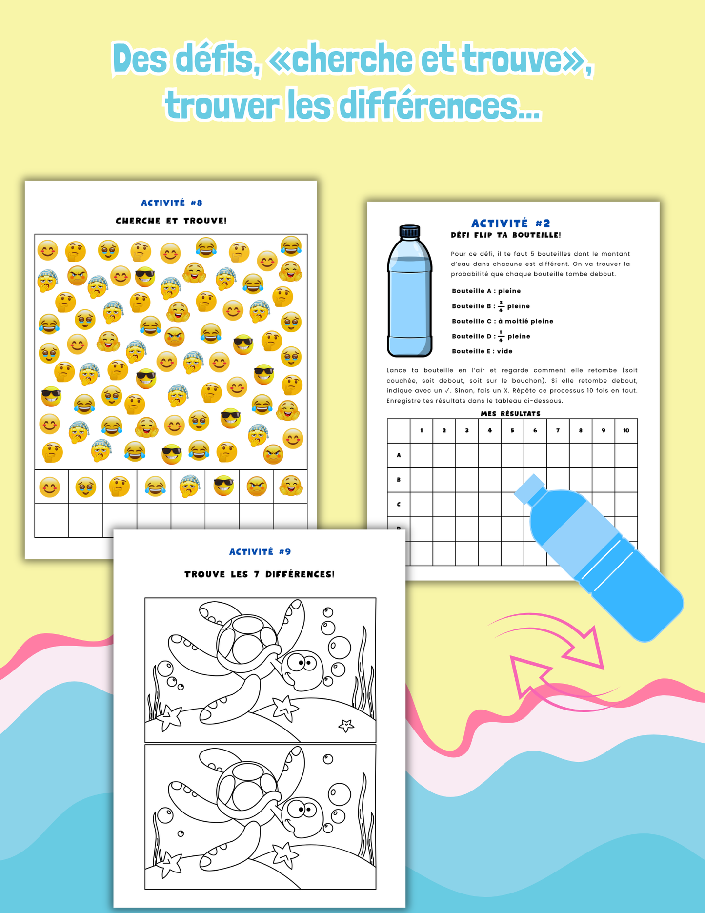☀️ Activités ludiques pour cet été – 7 à 12 ans