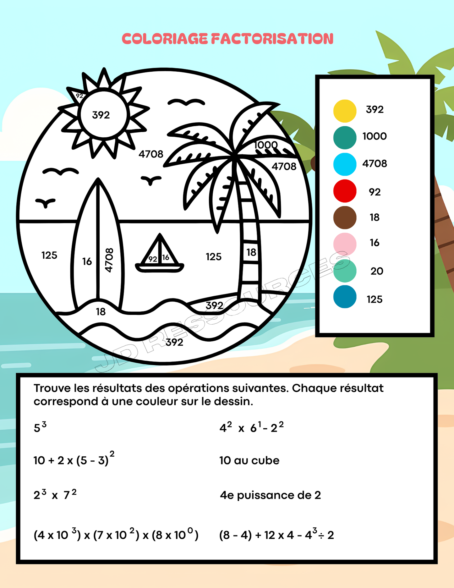 Révision en douceur - mathématiques - 3e cycle