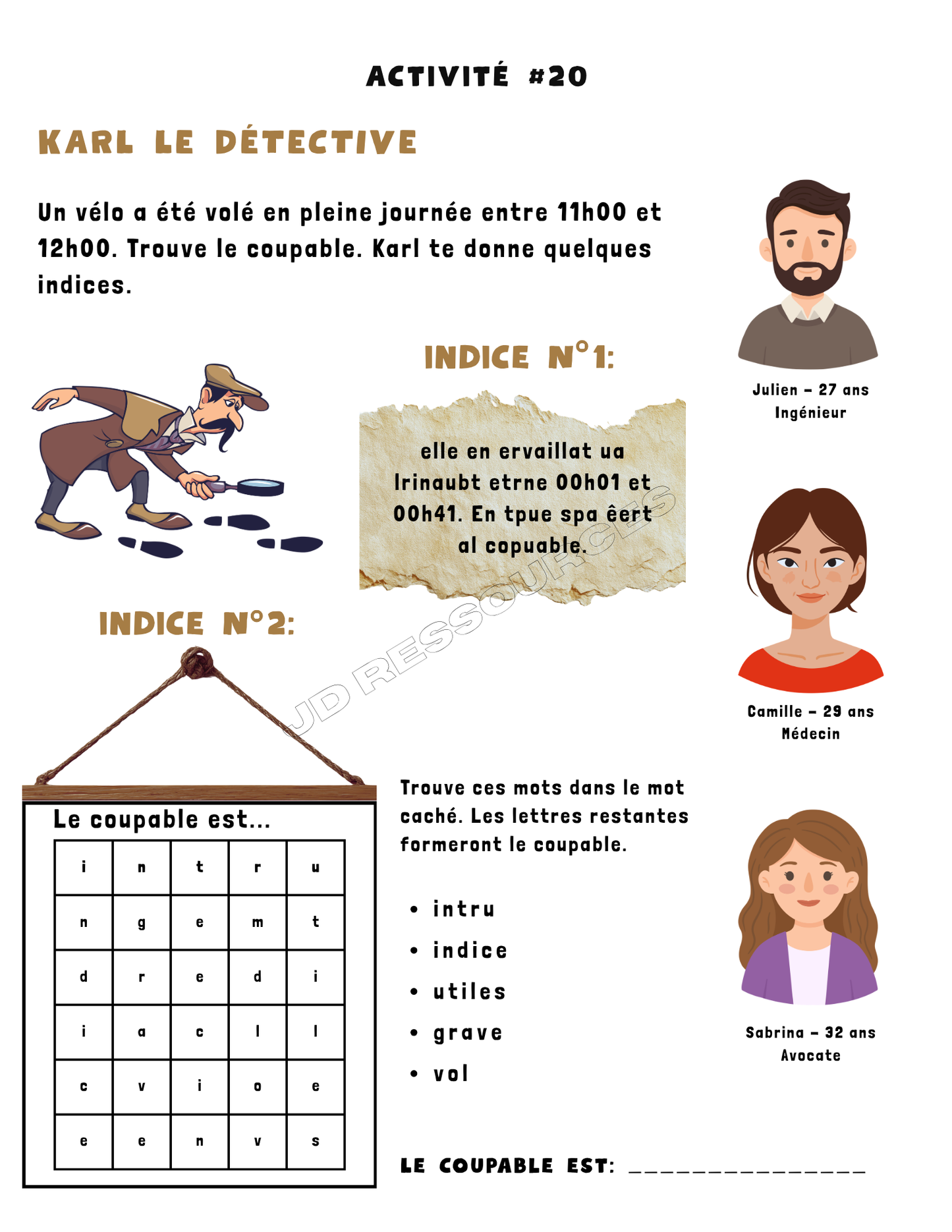 ☀️ Activités ludiques pour cet été – 8 à 12 ans