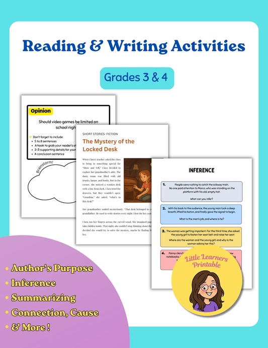 Reading & Writing - 40 pages