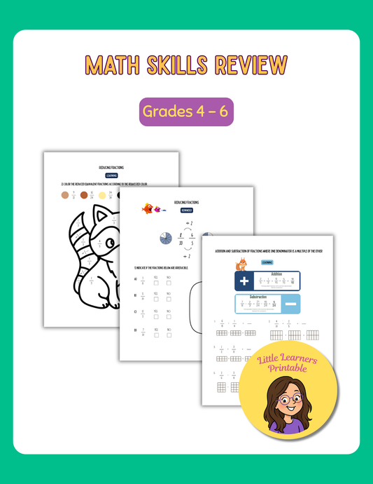 Comprehensive Math Practice Pack #1 - 95 pages