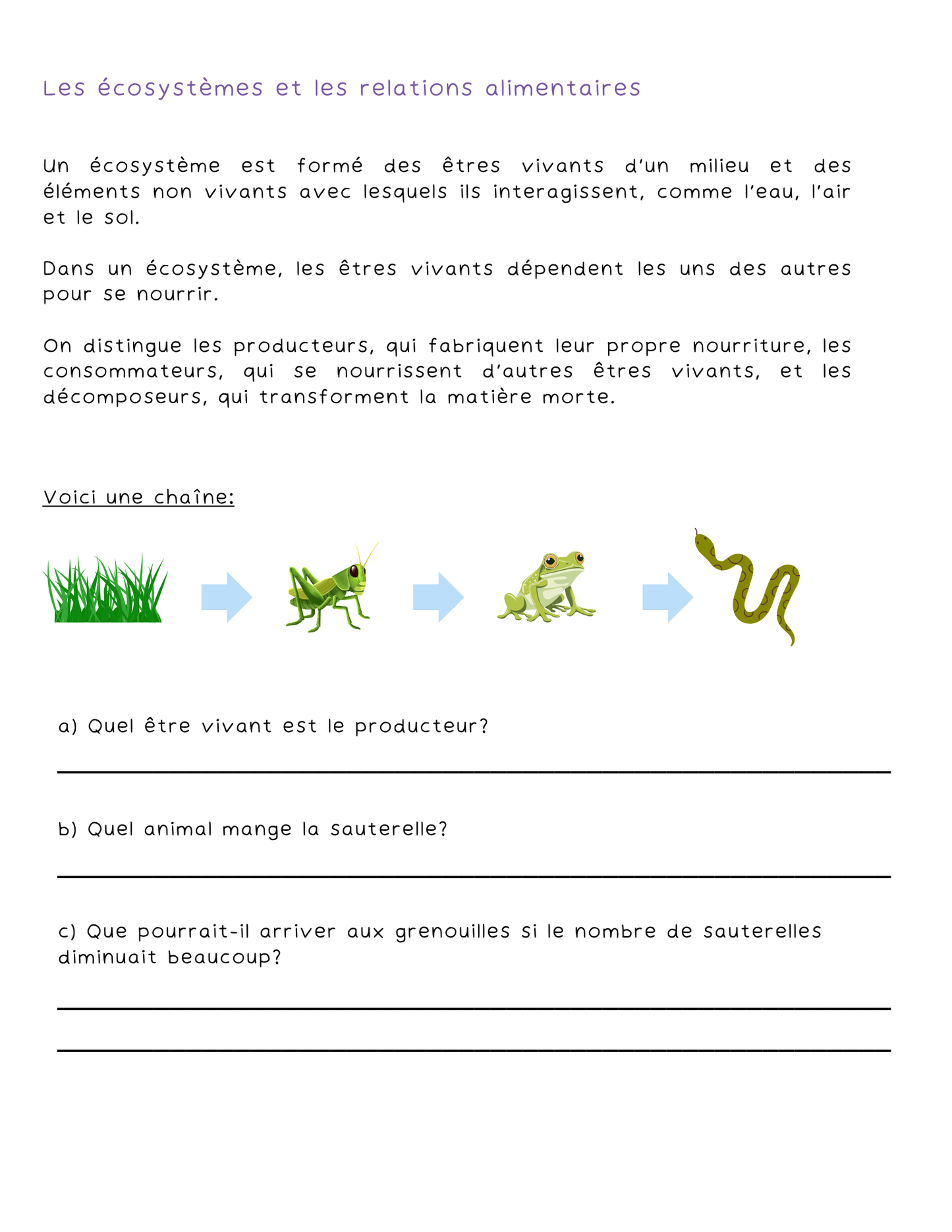 Sciences - 2e cycle