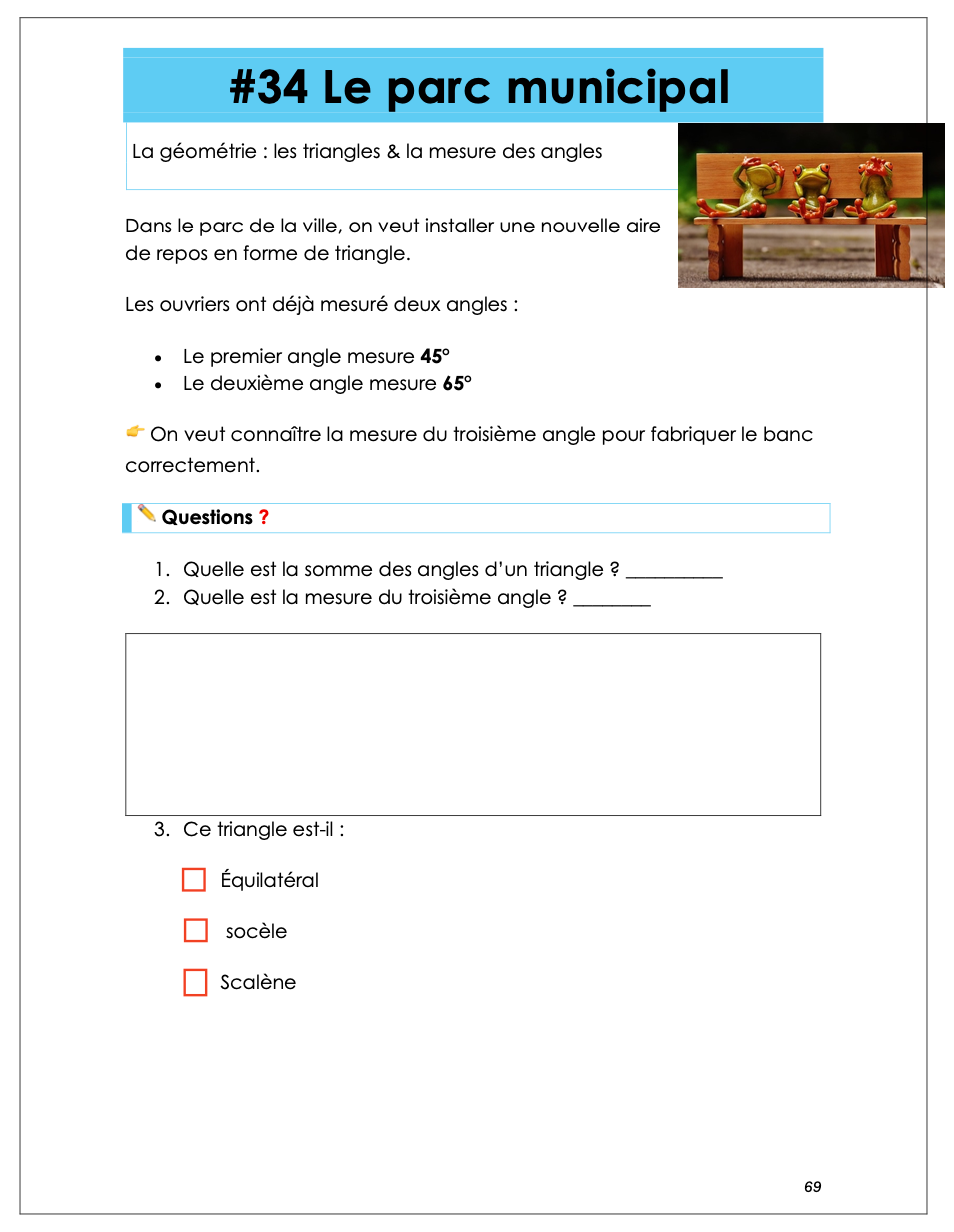 50 résolution de problèmes - 3e cycle