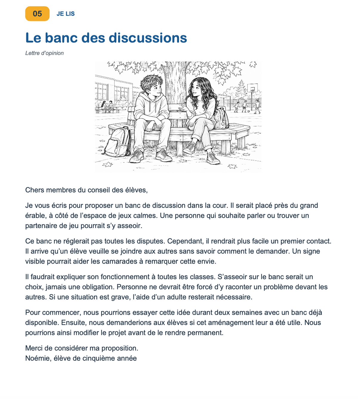 50 compréhensions de textes – 4e et 5e année