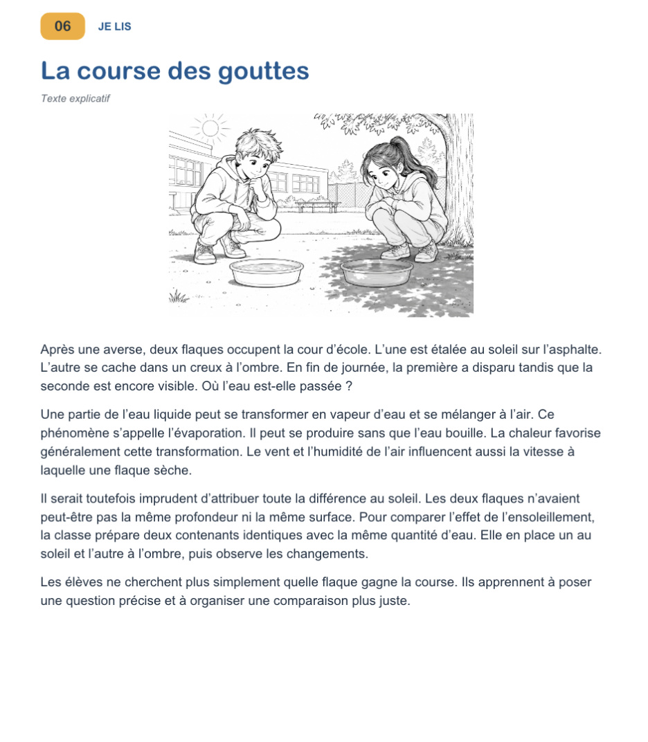 50 compréhensions de textes – 4e et 5e année